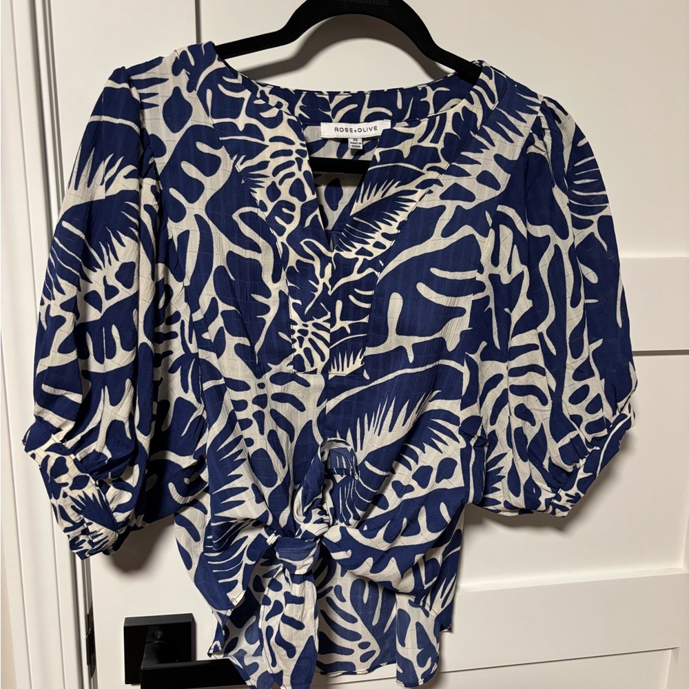 Rose and Olive Top